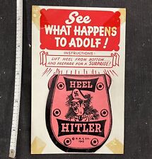 1943 hitler Heel Toilet Pop-Up Mechanical WW2 WWll Home Front picture