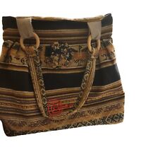 Black And Brown Peruvian Handmade Bag, Alpaca Wool picture