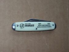 vintage USA New York Yankees 2 blade pocketknife World Series Champs 1977 & 1978 picture