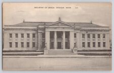Postcard Massachusetts Dedham Registry Of Deeds Vintage 1940 picture