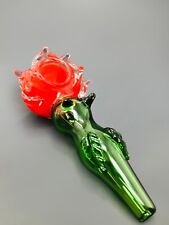 Hookah Water Pipe Red Rose Hand Made Pipe - Fast Shipping picture