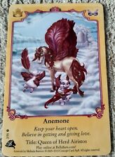 Bella Sara Royalty 2/55 Regular Anemone Trading Collector Card picture