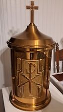 antique bronze tabernacle chalice and tray picture