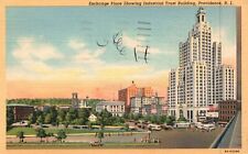 Postcard RI Providence Exchange Place Industrial Trust 1940 Vintage PC G5738 picture