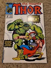 THOR 385 Thor Vs Hulk without Mjolnir, Marvel Comics lot 1987 HIGH GRADE picture