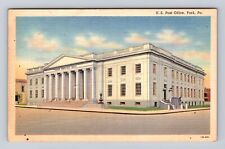 York PA-Pennsylvania, U.S Post Office, Antique Vintage Souvenir Postcard picture