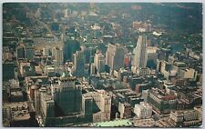 1963 Aerial View Business Area from Front Street Toronto Ontario Canada Postcard picture