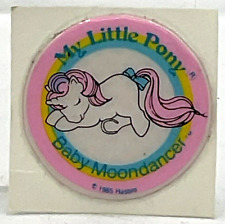 Vintage 1985 Hasbro My Little Pony Puffy Sticker Baby Moondancer Rainbow 1.5” picture