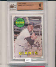 1969 topps Willie McCovey giants BVG 8 #404 trading card bvg picture