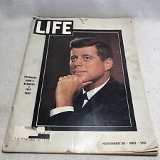 VINTAGE LIFE MAGAZINE'S NOVEMBER AND DECEMBER 1963 KENNEDY picture