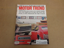 MOTOR TREND magazine September 1967 AMC GTO Barracuda Volvo BMW Ford article picture