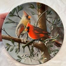 Vintage The Cardinal Encyclopaedia Britannica Birds of Your Garden Plate LE picture