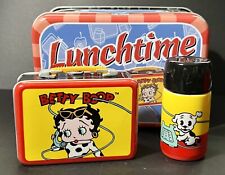 NEW 2001 Vandor Betty Boop Lunchtime Salt/Pepper Shakers in Collectible Tin Box picture