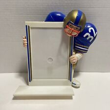 Vintage Football Player No. 32 Plastic Picture Frame Star Case 3D Blue & White picture