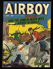 Airboy Comics v7 #12 FN 6.0 The Jaws of Death Hillman 1951 picture