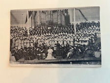 Antique Postcard - Messiah Choir, Bethany College Campus, Lindsborg, KS - 1910 picture