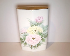 Royal Peony Japanese Porcelain Gold Trim Floral Vase- Price Reduced picture
