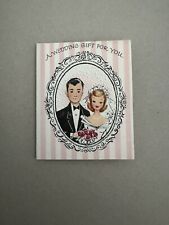 Vintage Mini Holiday Card: Wedding Gift (See Photos) picture