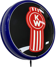 Kenworth KW Semi Trailer LED Bar Lighting Wall Sign Light Button Dark Blue picture