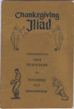 Troy (NY) High School, Thanksgiving Iliad, November 1913 Lots of Football photos picture