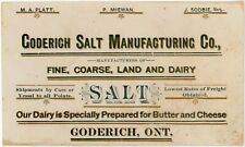 c1880s-1890s Ontario Goderich Salt Manufacturing Co. Platt McEwan Scobie picture