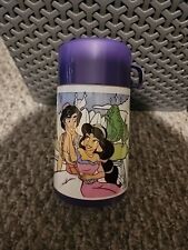 Disney Aladdin Movie Thermos Cartoons Vintage Collectible Good Condition picture