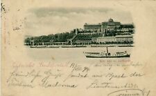 Hungary Budapest - King's Castle 1897 postcard picture