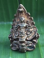 Thai buddha ring phra Vishnu god sit on the garuda, phra Narai song krut ring picture