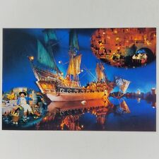 Disneyland Postcard Pirates of the Caribbean Disney 6x4 New Orleans Square Ship picture
