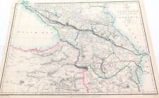 .c1860 LARGE “WEEKLY DISPATCH ATLAS” MAP of THE CAUCASUS AND ARMENIA picture