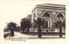 Rosenberg Library, Galveston, Texas, RPPC picture
