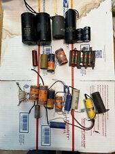 Mixed Lot of Various Capacitors Vintage Tube Radio Parts picture