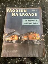 Modern Railroads 1953 December Magazine The Modern Santa Fe Railroad picture