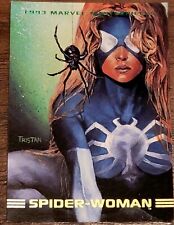 SPIDER-WOMAN 1993 Marvel Masterpieces card #33 Tristan Schane art  picture