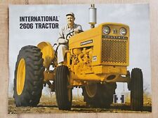 International 2606 Tractor Sales Brochure Fold-Open Vintage AD-1818-R1 IH picture