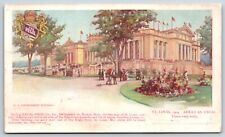 Postcard U. S. Government Building, Ahead As Usual, St. Louis 1904 picture