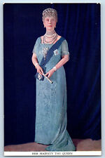 England Postcard Her Majesty The Queen with Crown c1910 Finlay Colour Tuck Art picture