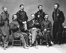 1865 Civil War UNION ARMY GENERALS Glossy 8x10 Photo William Sherman Mower Davis picture