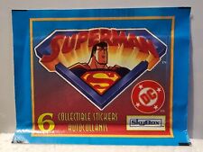 1996 Skybox Superman Stickers Sealed Trading Card Pack NEW picture