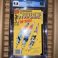 WOLVERINE #50 NEWSSTAND Variant CGC 9.8 NM/MT WHITE PAGES  Jan 1992 RARE picture