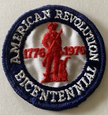 Vintage American Revolution Bicentennial Patch 1776-1976 with Soldier Logo picture