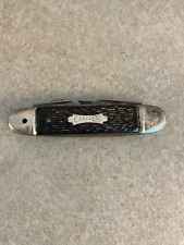 Vintage CAMPER Scout Pocket Knife  1950-1986 by The Ideal Knife Co. in Prov. RI picture
