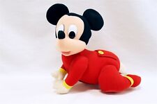 ORIGINAL Vintage 1995 Mattel Touch and Crawl Baby Mickey Mouse Plush Doll picture