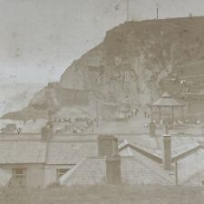 Antique 1910 Capstone Hill Ilfracombe UK Stereoview Photo Card V2200 picture