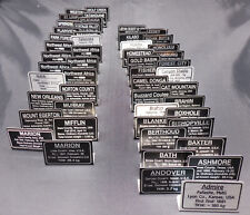 OVER 50 Different Misc Aluminum Meteorite Labels - Sold as 1 LOT picture