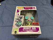 Funko POP Invader Zim #276 Robot Gir Hot Topic Exclusive Autographed picture