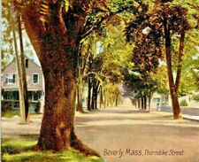 C.1910s Beverly, MA. Thorndike Street View. Residential. To Walter Ramsey. VTG picture