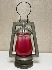 Antique West Bros Glass Barn Lantern Candy Container picture