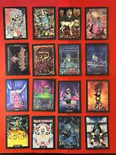 (16) 1991 BROCKUM ROCK CARDS ART STICKERS Megadeth Slayer Iron Maiden Winger++ picture