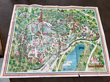 Six Flags Over Texas Dallas/Fort Worth Souvenir Map/Poster 1984 picture